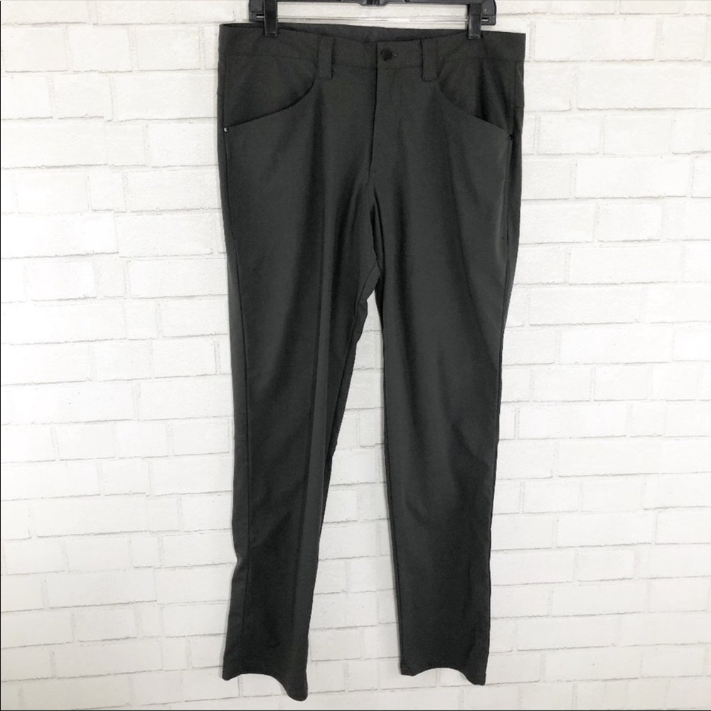 Lululemon Mens Gray Athletic Pants, Size 36 x 34